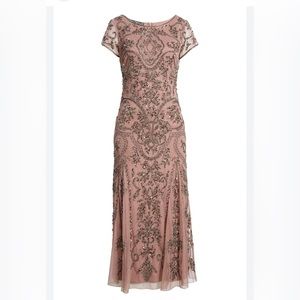 Beaded Mesh formal gown